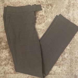 Grey straight legged dress pants